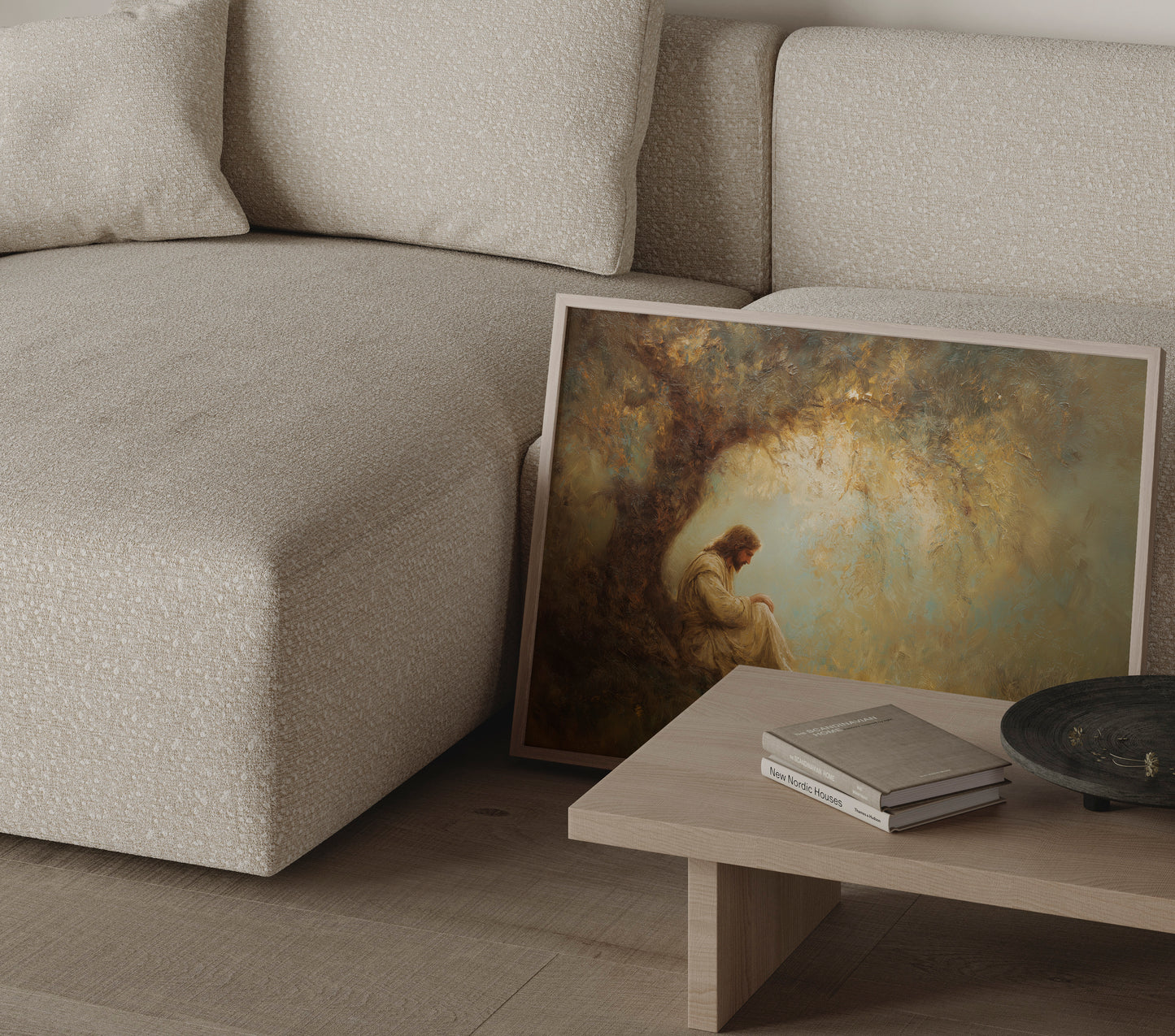 Jesus Praying | Christian Wall Art Print