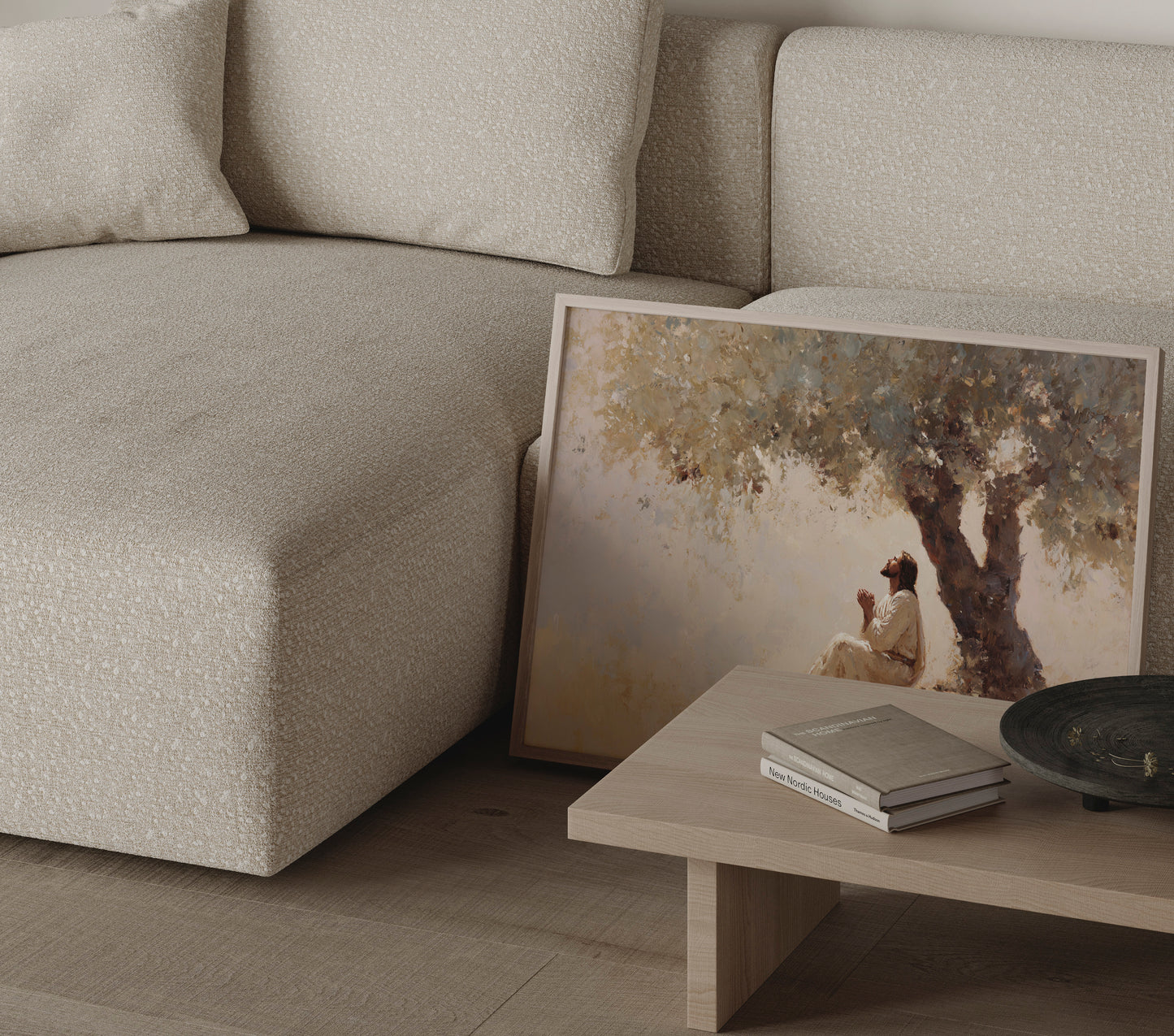 Christian Wall Art Print | Jesus in Prayer