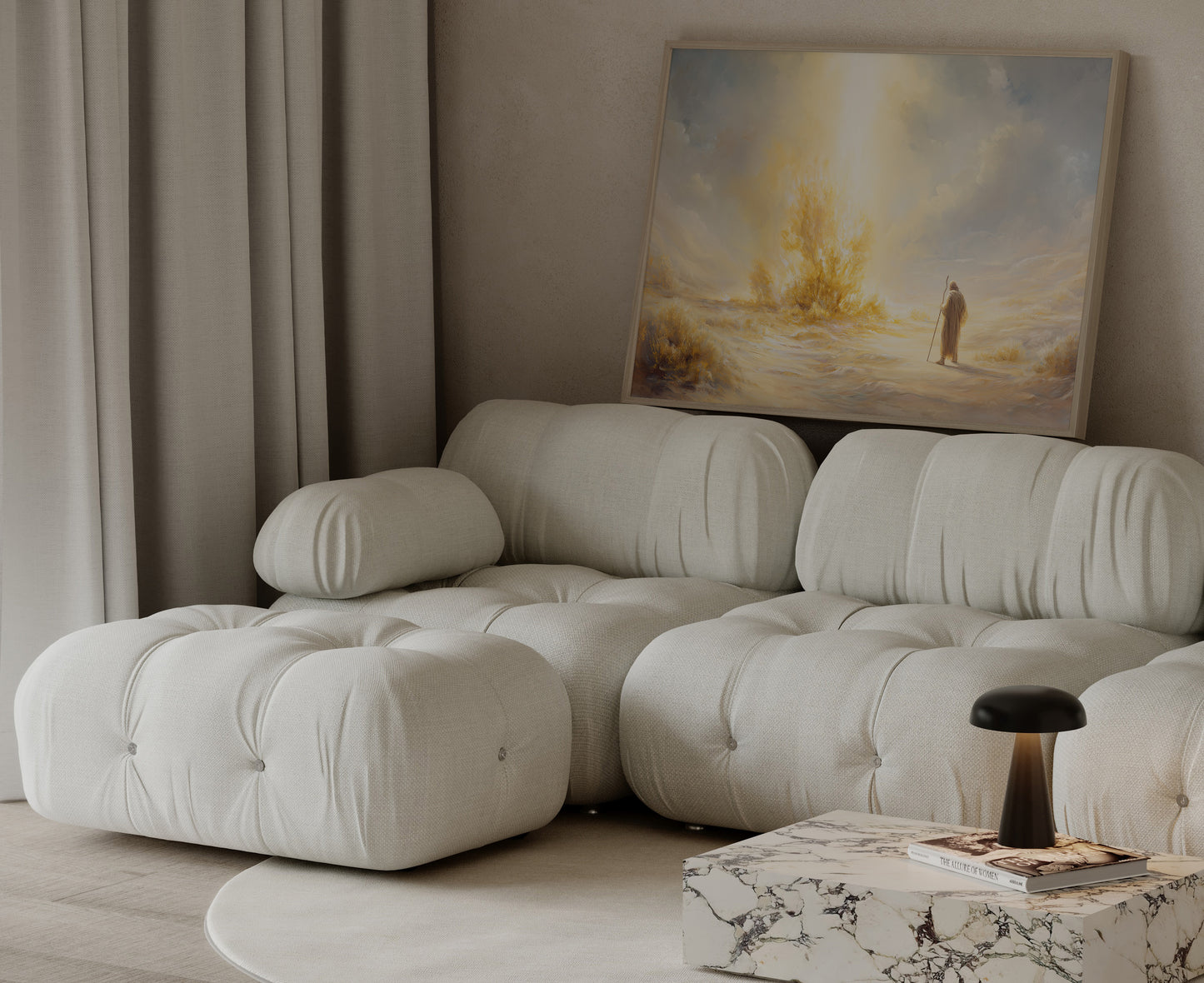 Christian home décor art inspired by God’s eternal flame