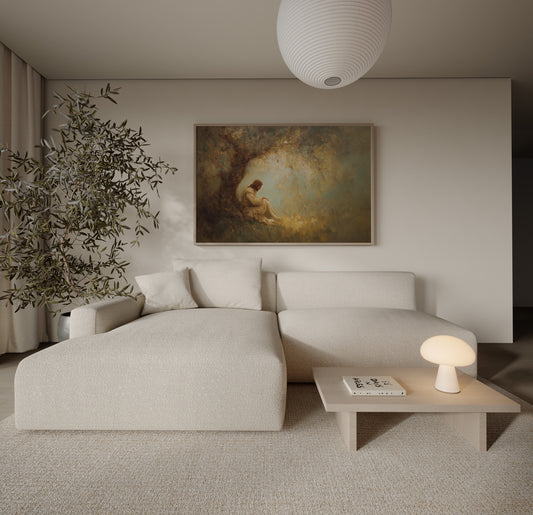 Jesus Praying | Christian Wall Art Print