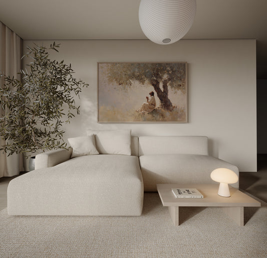 Christian Wall Art Print | Jesus in Prayer