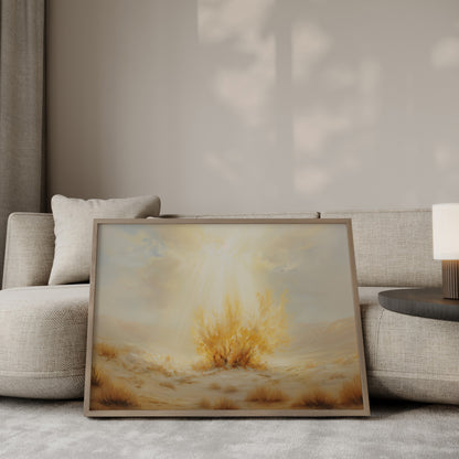 Christian Wall Art Print of the Burning Bush
