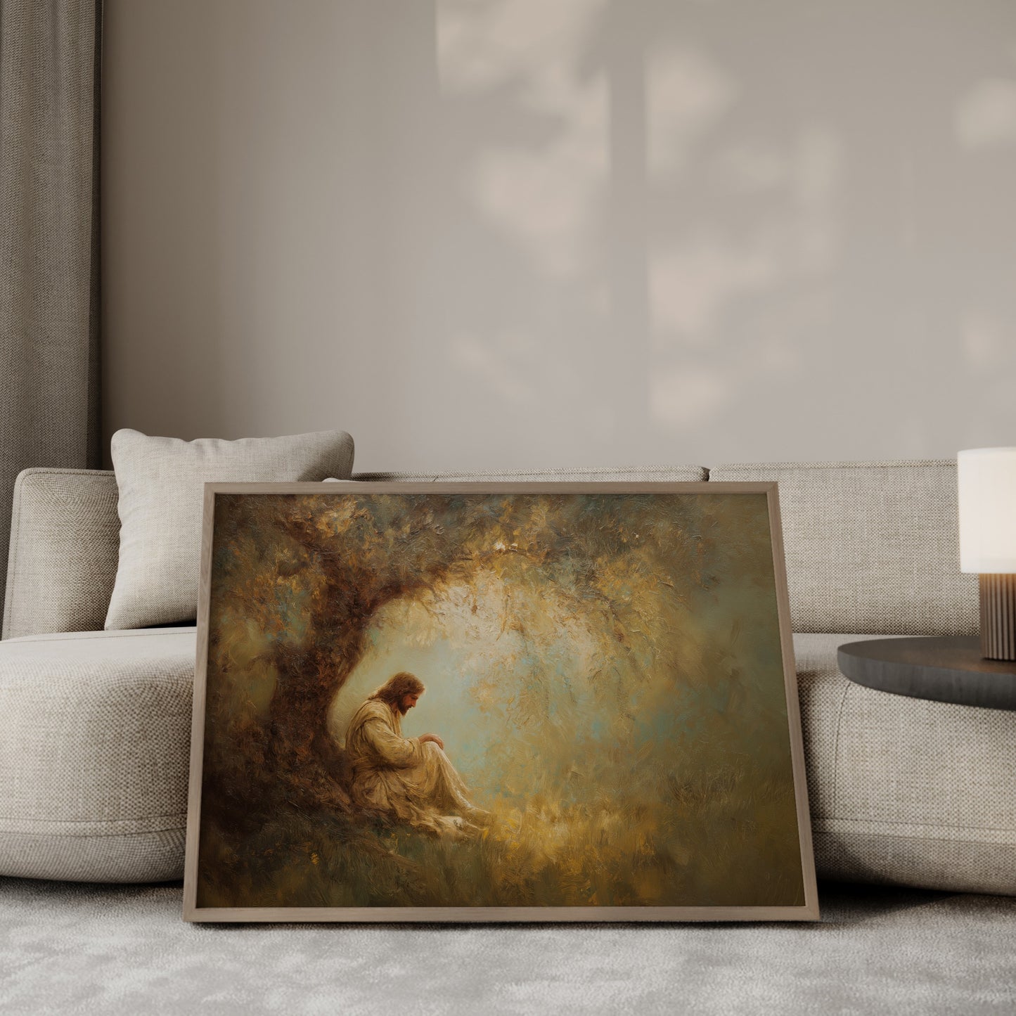 Jesus Praying | Christian Wall Art Print
