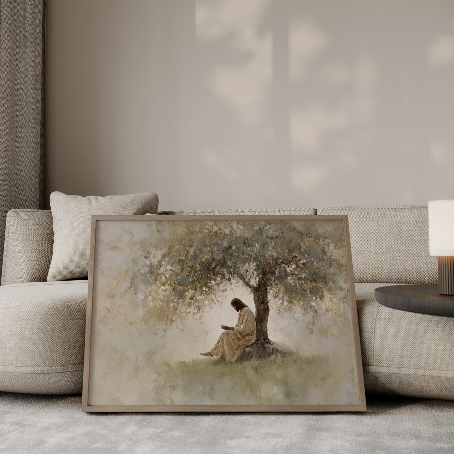 Faith Wall Art Print | Jesus Reading a Book