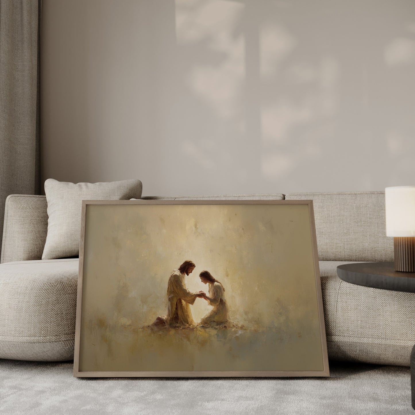 Christian Wall Art | Jesus Heals Woman